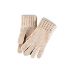Gants en cachemire : Écru