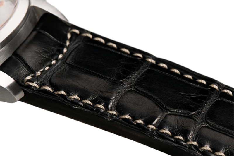 Bracelet classic black alligator natural