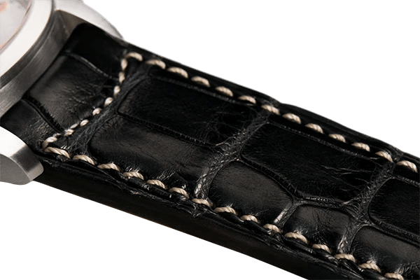 Bracelet classic black alligator natural