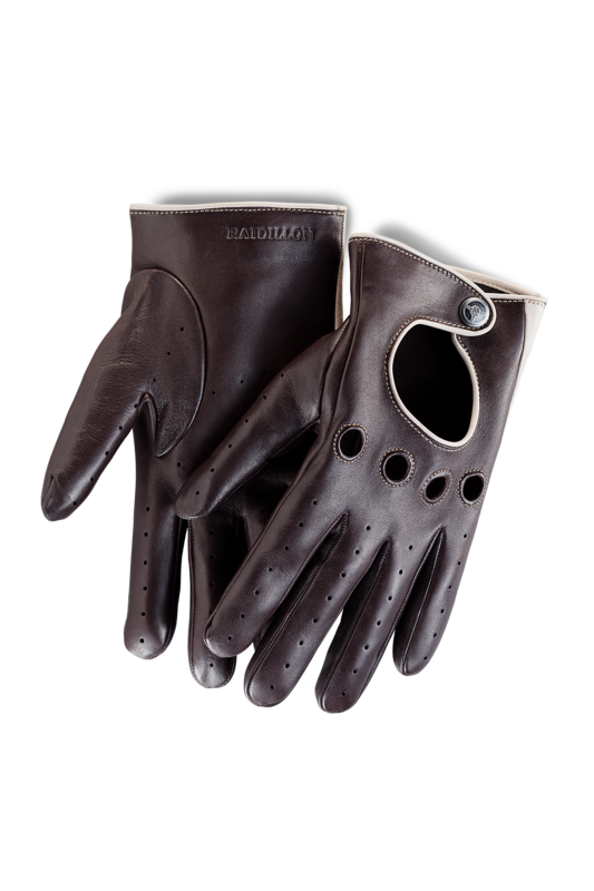 Gants de course : Brun Foncé