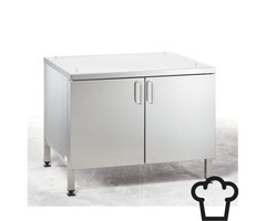 Rational RVS onderstel - volledig gesloten met deurtjes en 14 x 1/1 GN (marine variant)