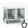 Rational 61 / 101 RVS onderstel - met zijwanden en 14 x 1/1 GN en verrijdbaar