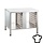 Rational 61 / 101 RVS onderstel - met zijwanden en 14 x 1/1 GN