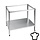 Rational 61 / 101 RVS onderstel - alle zijden open (marine variant)