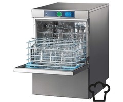 Hobart Glazenspoelmachine mét geïntegreerde waterontharder