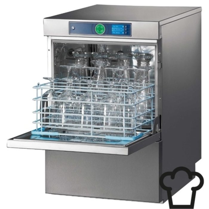Hobart GCB-S Glazenspoelmachine mét geïntegreerde waterontharder