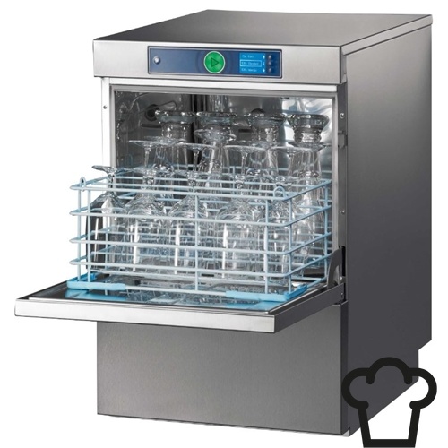 Hobart GCB-S Glazenspoelmachine mét geïntegreerde waterontharder