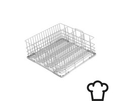 Hobart Gecoate draden glazenrek 500 x 500 4 rijen