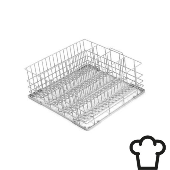 Hobart Hobart Gecoate draden glazenrek 500 x 500 4 rijen