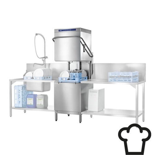 Hobart AMX-10B Doorschuifwasmachine (zonder ingebouwde waterontharder)