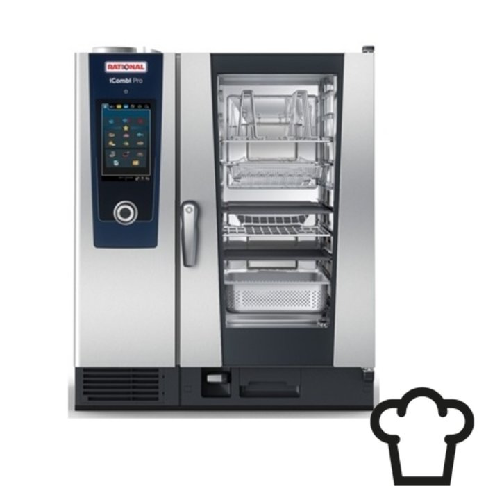 Rational Elektrische combisteamer 10-plaats voor 1/1 GN (links scharnierend)