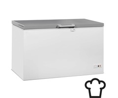 Combisteel Vrieskist met RVS deksel 407 liter