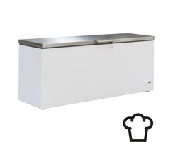 Combisteel Vrieskist met RVS deksel 635 liter