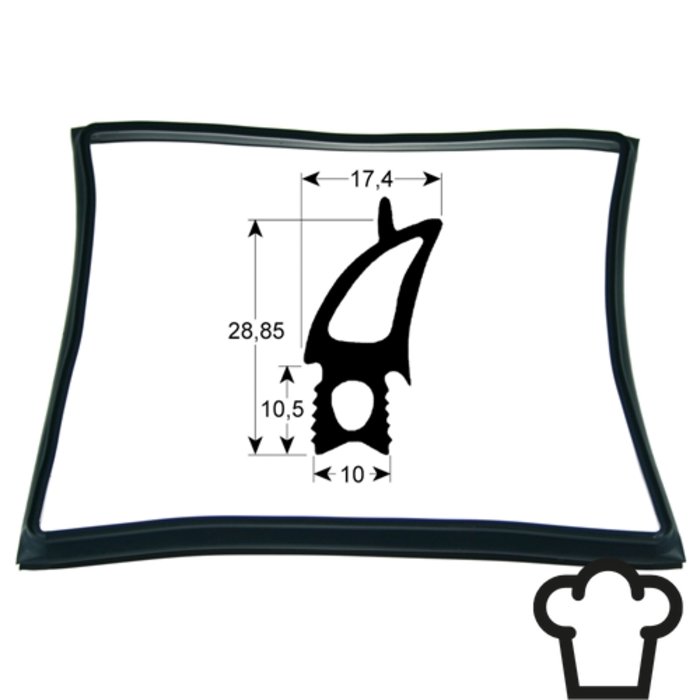 Rational Rational Deurrubber 469x523 mm (CPC 61) van 06/1997
