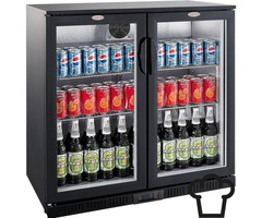 Combisteel Barkoeler zwart 2 deuren