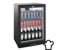 Combisteel Barkoeler zwart 1 deur