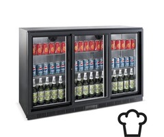 Combisteel Barkoeler zwart 3 schuifdeuren