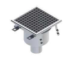 KitchenMate Afvoergoot 300x300mm (onder-uitloop)