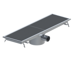 KitchenMate Afvoergoot 230x916mm (zij-uitloop)