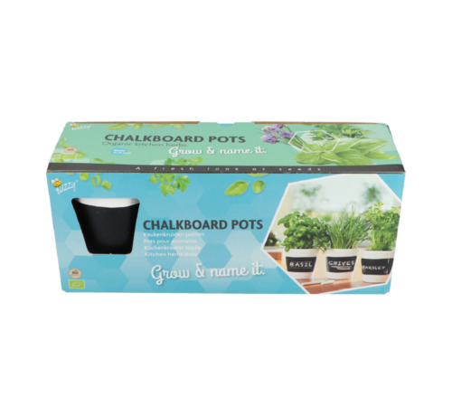 Buzzy "bio" keukenkruiden (krijt)set - SALE