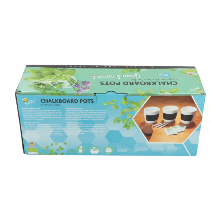 Buzzy "bio" keukenkruiden (krijt)set - SALE