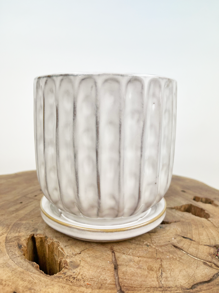 Pot Kareltje 'White' | 12,5x12,5cm