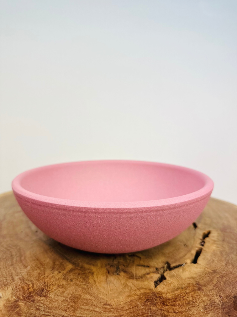 Keramieken waterschotel "roze" voor 12 cm (potmaat)