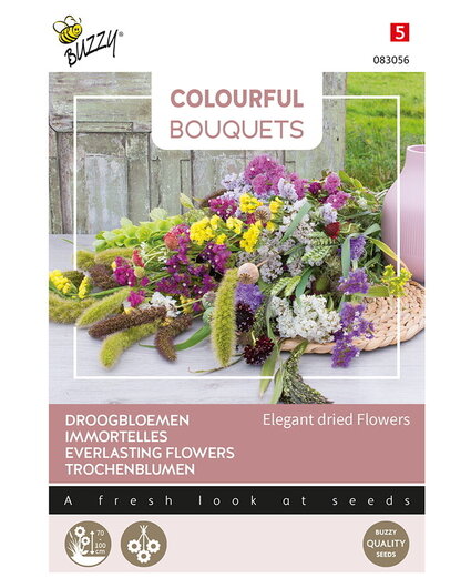 Buzzy® Buzzy® Colourful Bouquets, Elegant dried flowers