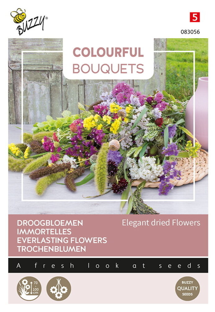 Buzzy® Colourful Bouquets, Elegant dried flowers