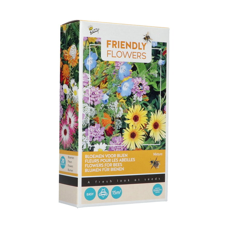 Buzzy® Friendly Flowers Bijen Laag 15m²