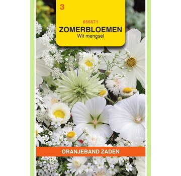 OBZ OBZ Zomerbloemen mengsel, wit