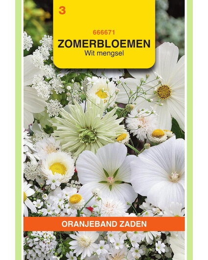 OBZ OBZ Zomerbloemen mengsel, wit