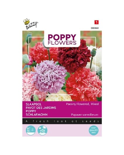 Buzzy® Buzzy® Poppy Flowers, Papaver Slaapbol