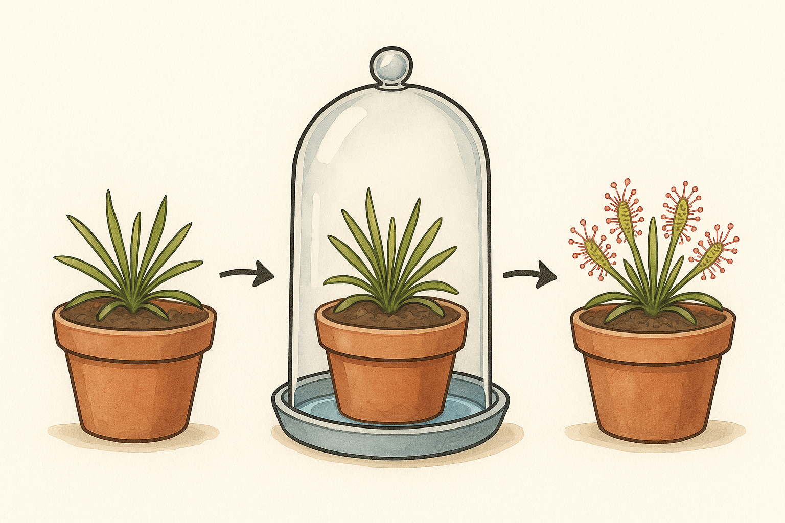 Zonnedauw stolp voorbeeld