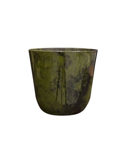 Moerasbak "Gerrit" marmer-groen | ø 35 cm