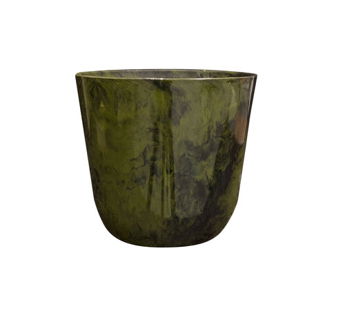 Moerasbak "Gerrit" marmer-groen | ø 35 cm