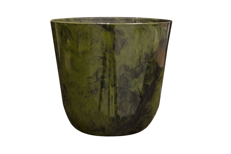 Moerasbak "Gerrit" marmer-groen | ø 35 cm