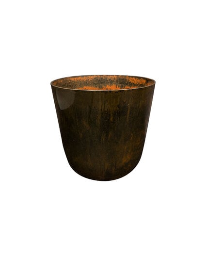 Moerasbak "Gerrit" marmer-bruin| ø 35 cm