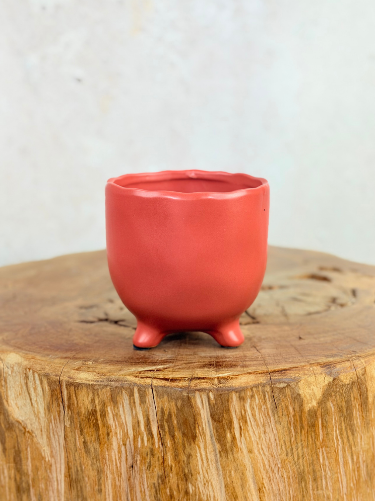 Plantenpot "Elly" - Mat rood | 8,5cm