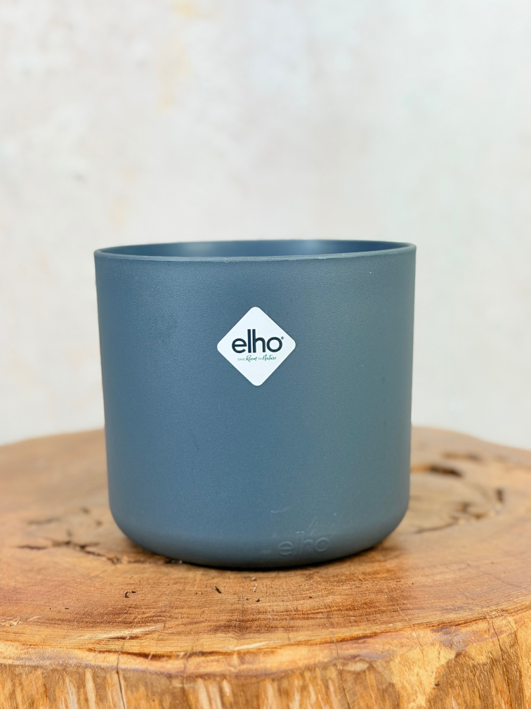Plantenpot "Demi" - Antraciet - ELHO | 12cm - 2 voor de prijs van 1