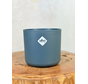 Plantenpot "Demi" - Antraciet - ELHO | 12cm - 2 voor de prijs van 1