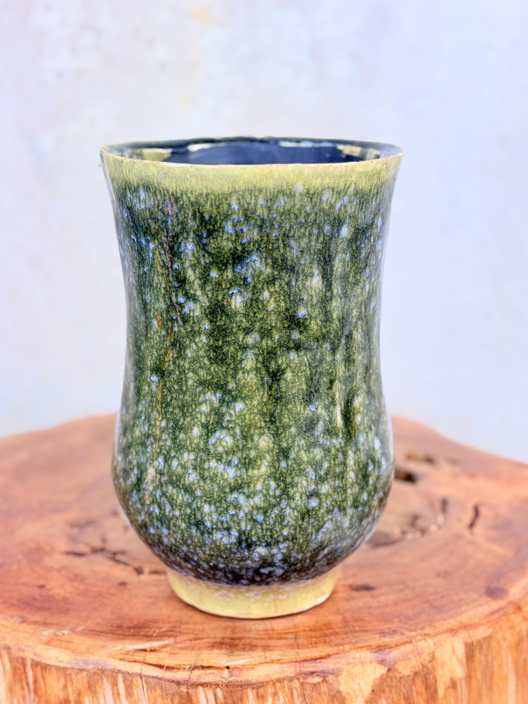 Plantenpot Keesje 'pine green' | ⌀14x23cm