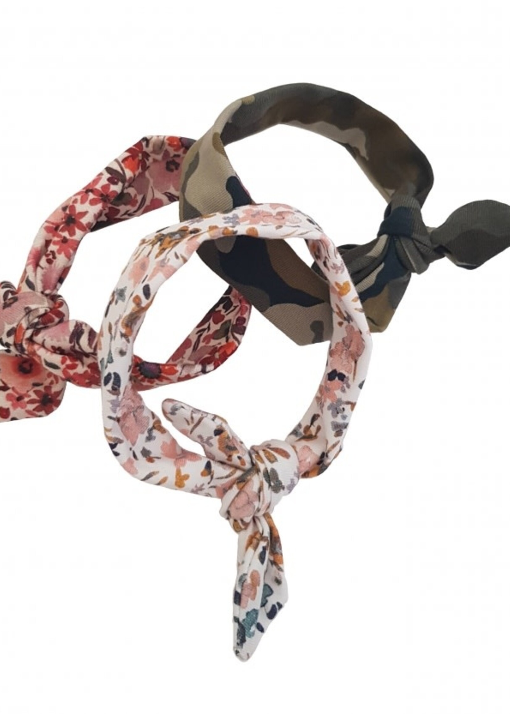 Hollie | Poppenhaarband met knoop 3 assorti - HO3012