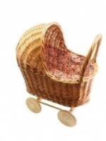Hollie | Poppenwagen met kap |retro flowers HO1014