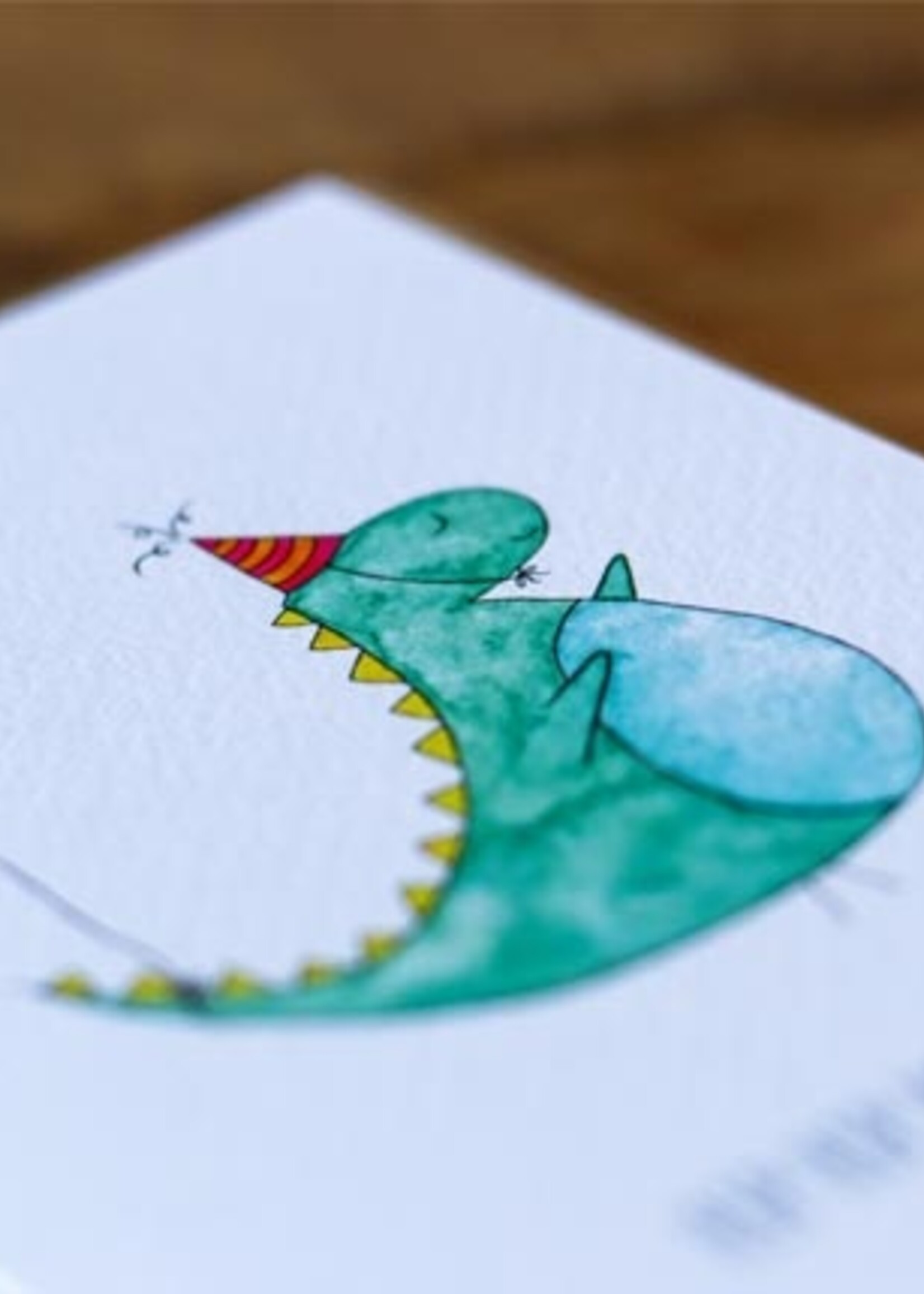 Juulz Juulz illustrations | Wenskaart A6 - dino