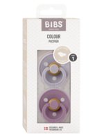 Bibs Bibs | Colour speen latex 2 pack ANATOMIC - Fossil Grey/Mauve - Size 2