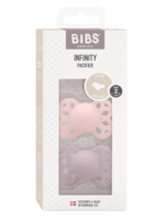 Bibs Bibs | Infinity speen Anatomic -   Silicone 2 pack - Blossom / Dusky lilac - Size 2