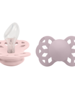 Bibs Bibs | Infinity speen Anatomic -   Silicone 2 pack - Blossom / Dusky lilac - Size 1