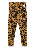 Mini Rodini MINI RODINI | Basic leopard leggings – Beige