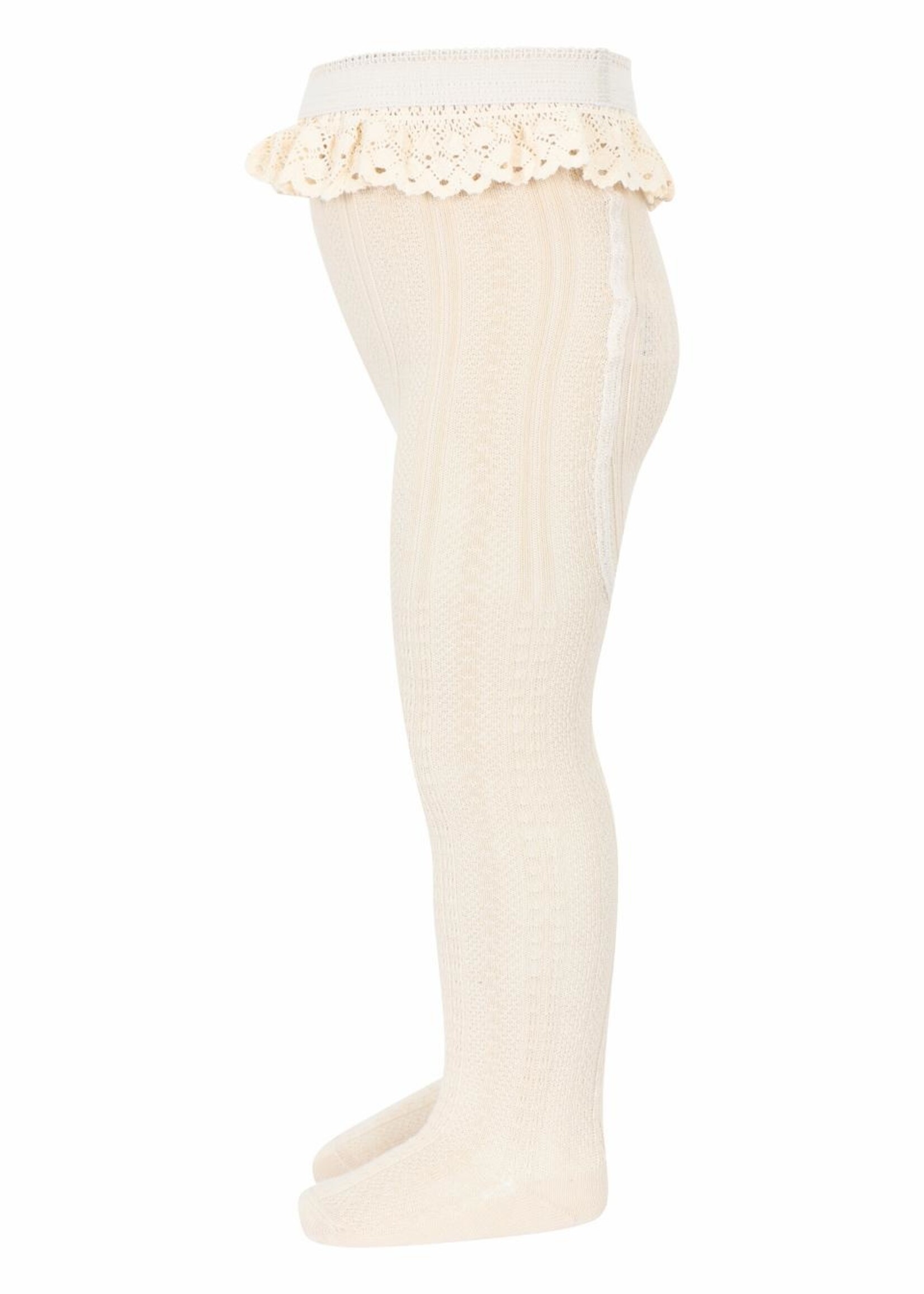 MP Denmark MP Denmark | Ruby tights with lace - Ecru 4109